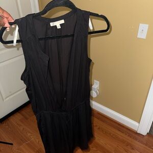 Black Sleeveless Romper